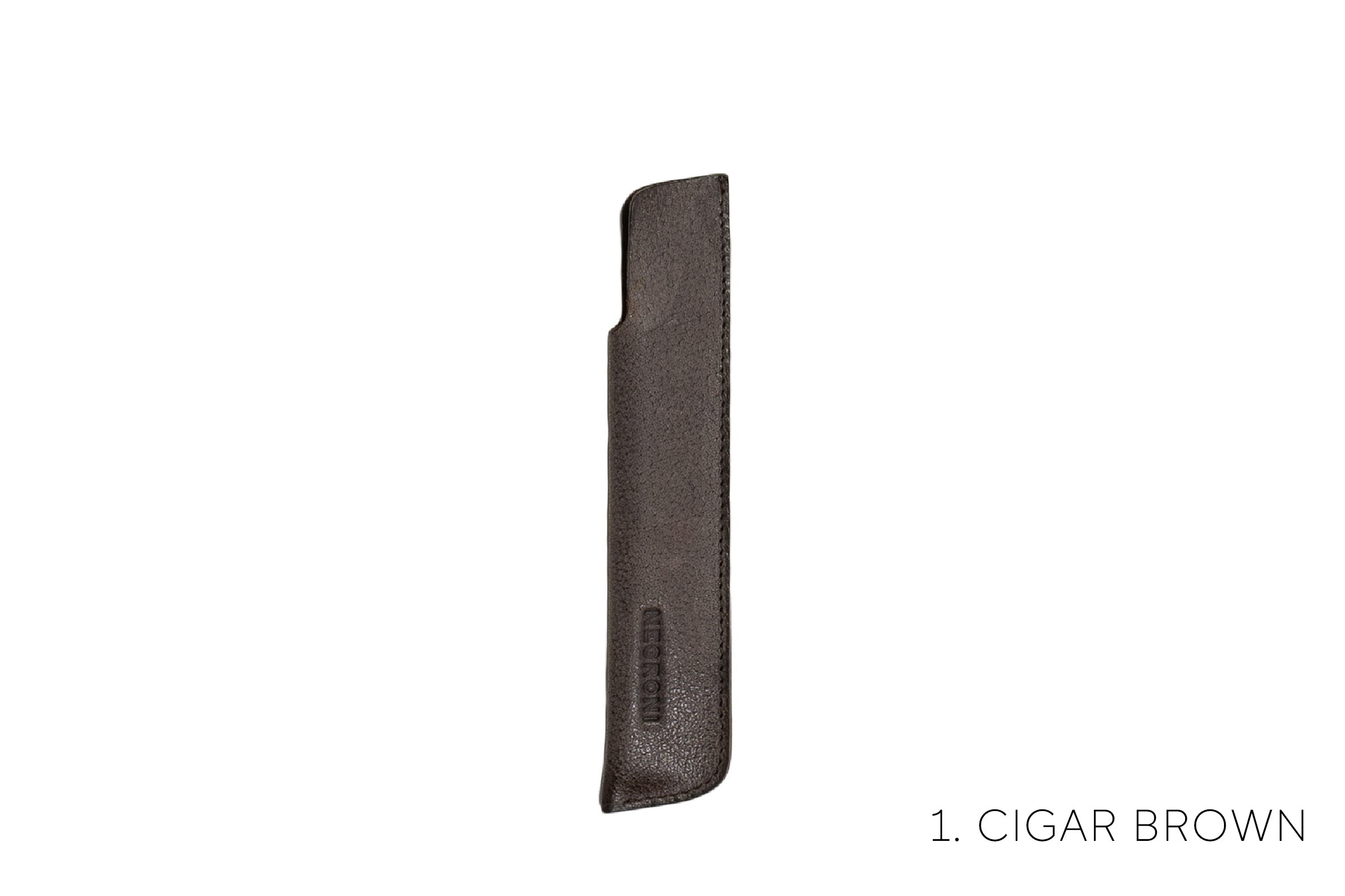 レザーペンスリーブ (スモーキングカーフ)