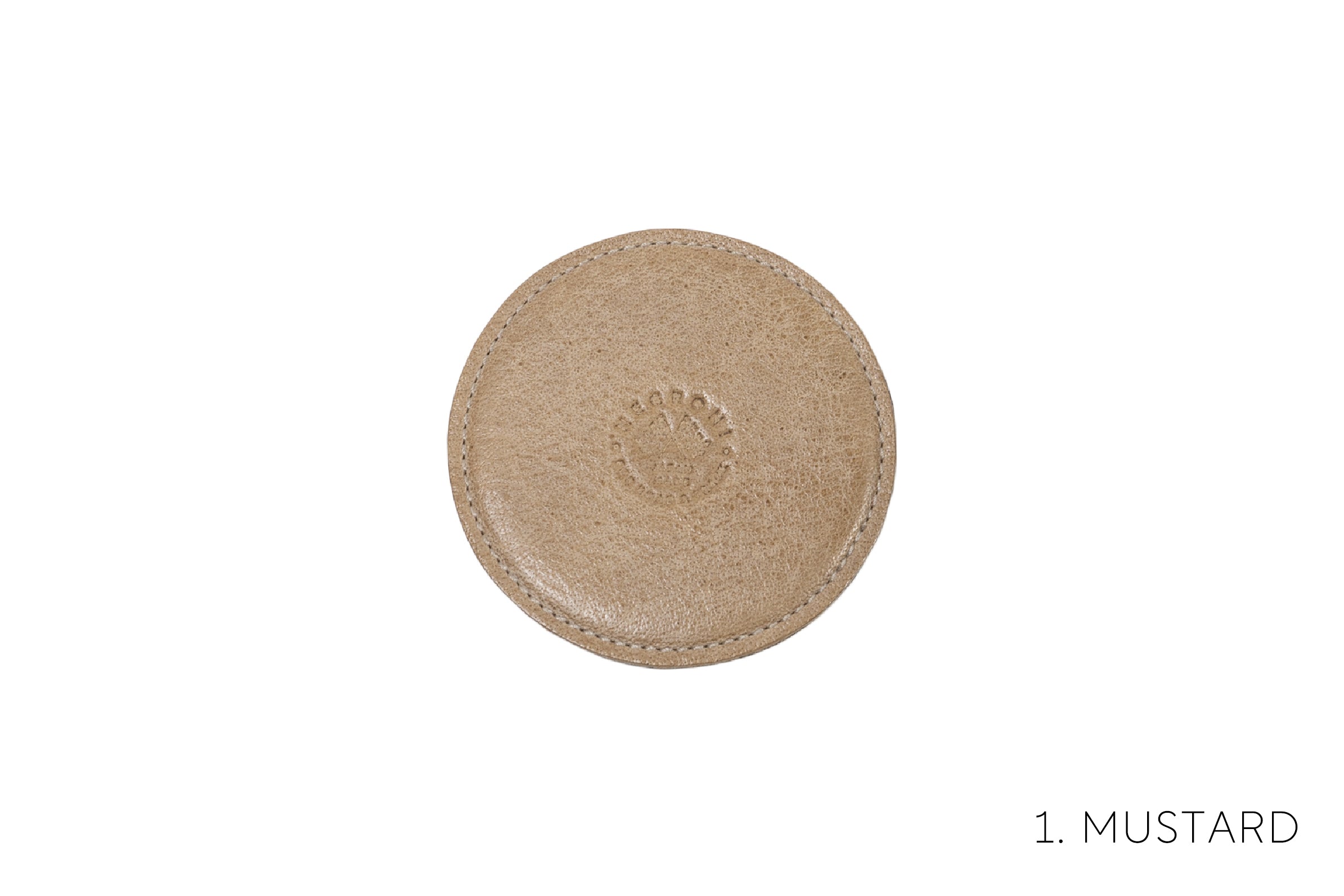 レザーコースター(スモーキングカーフ)