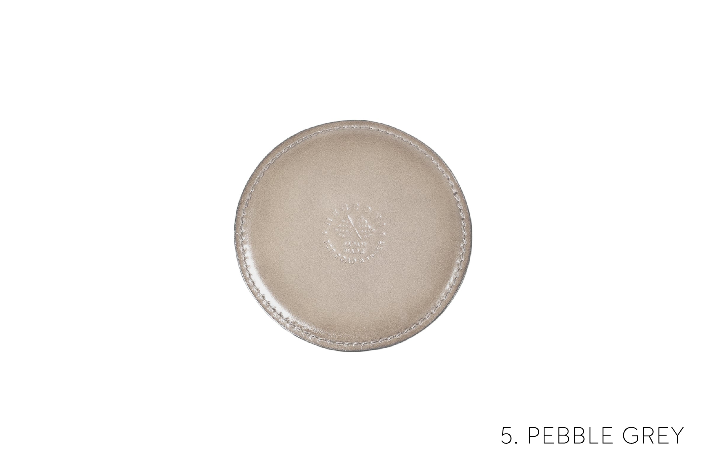 レザーコースター 5枚セット (ウェットトラックカーフ)