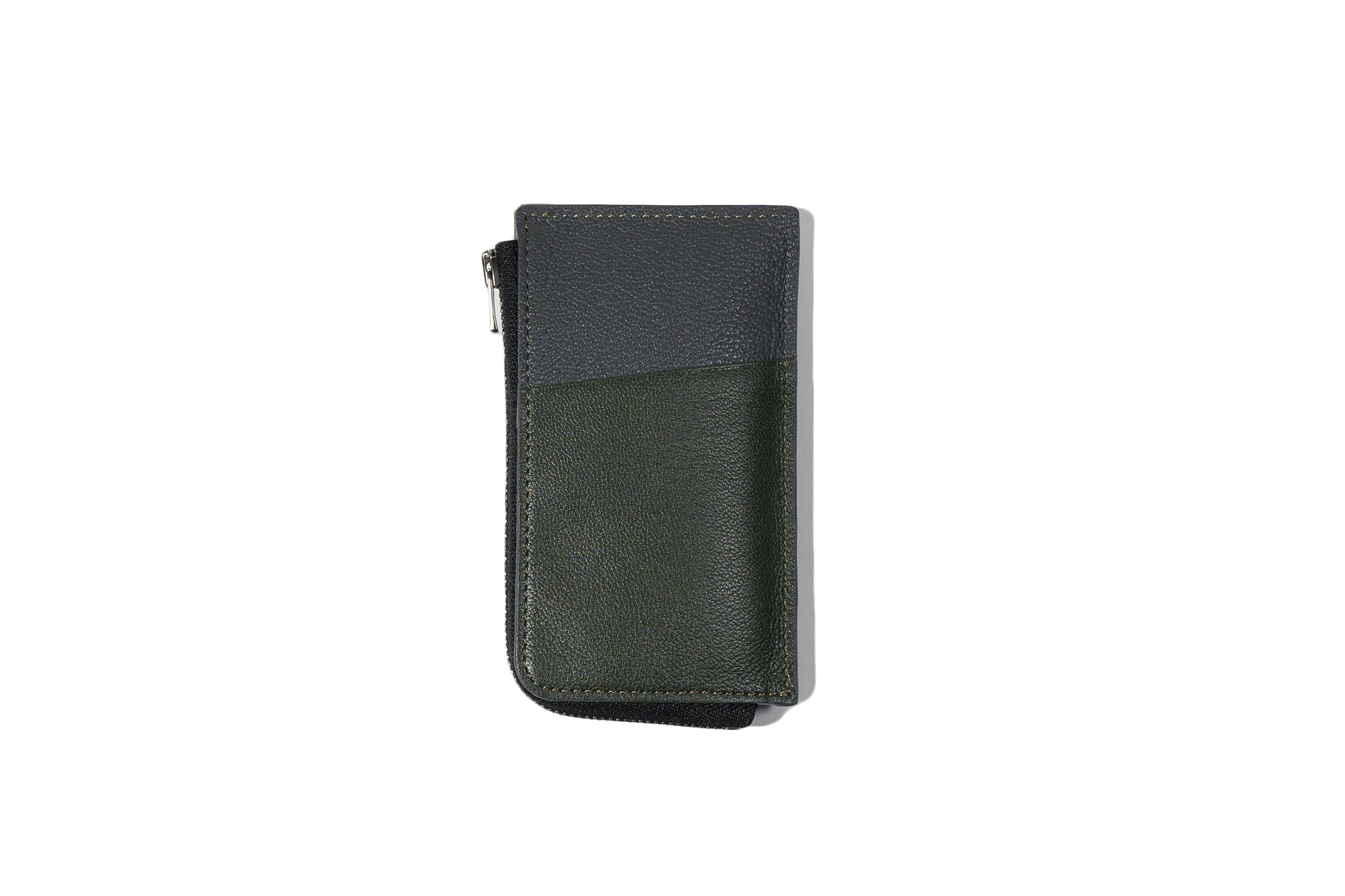 Racing Stripe Wallet Hunter Green
