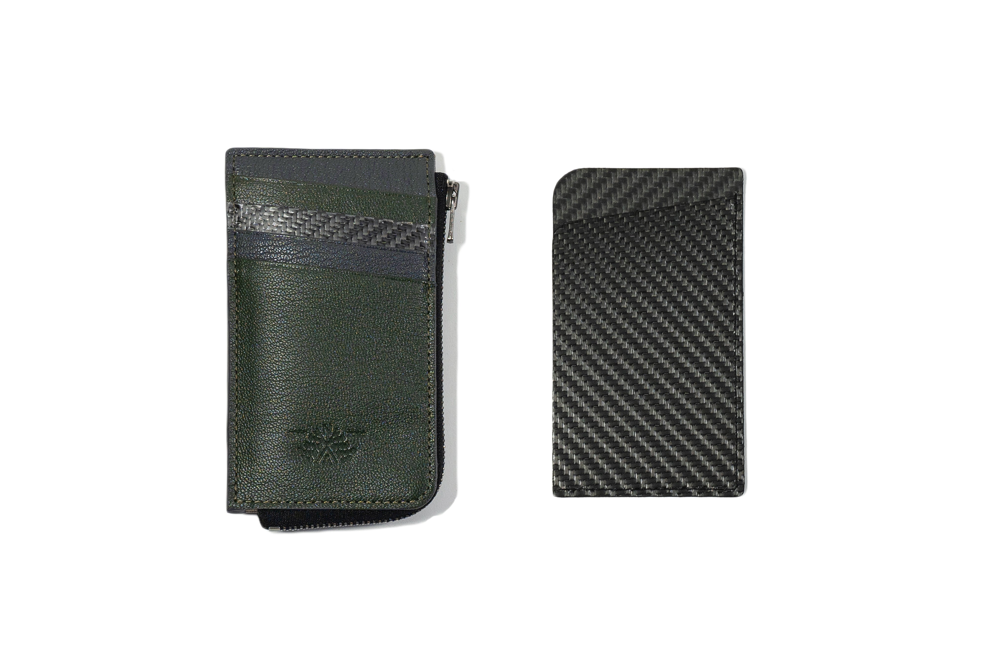 レーシングストライプ ウォレット ハンターグリーン