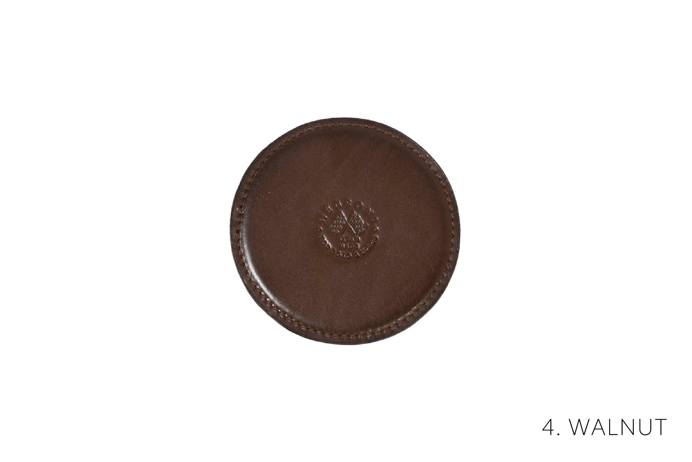 レザーコースター 5枚セット (ウェットトラックカーフ)