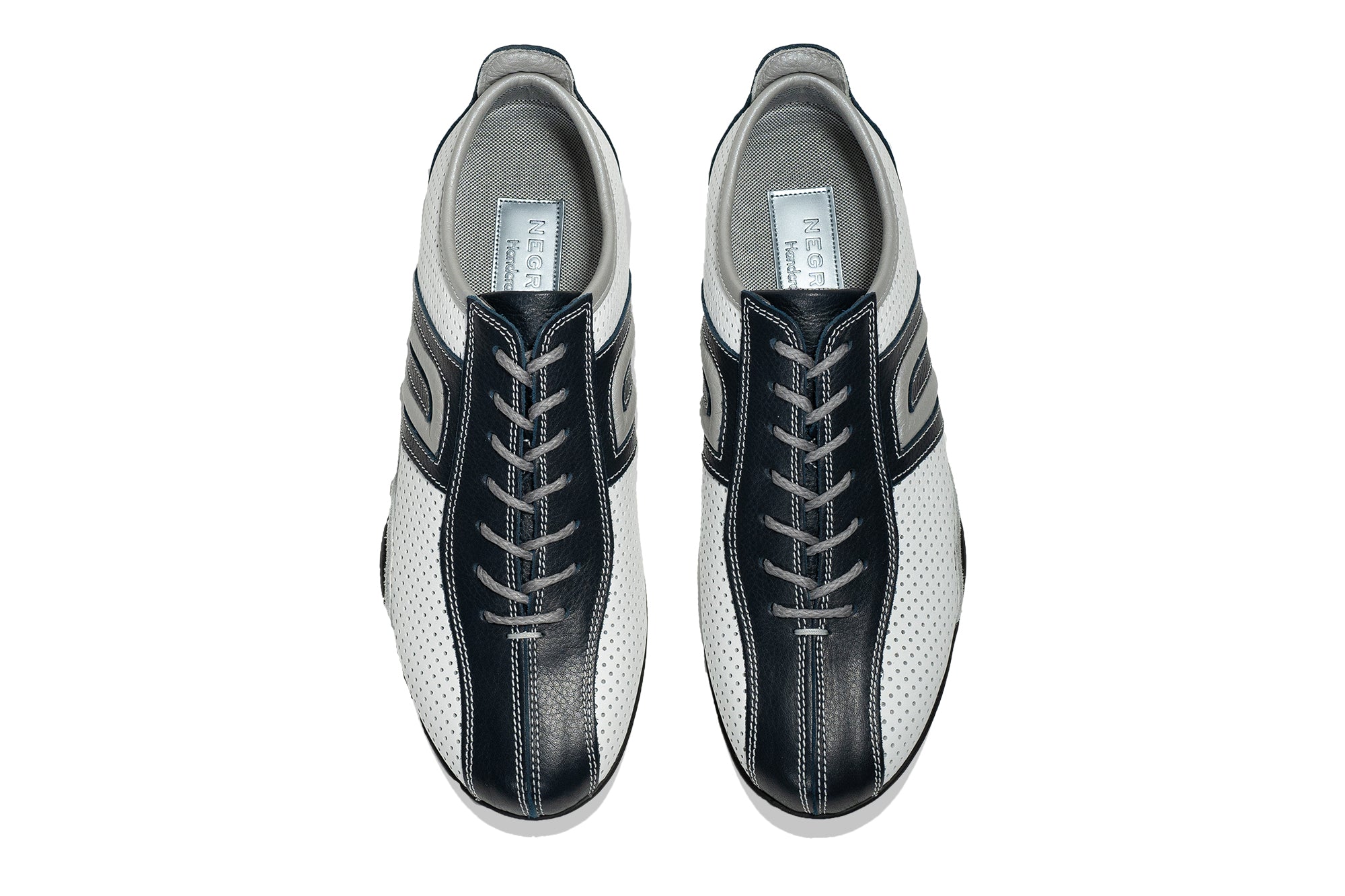 イデア パンチング ネイビー&ホワイト