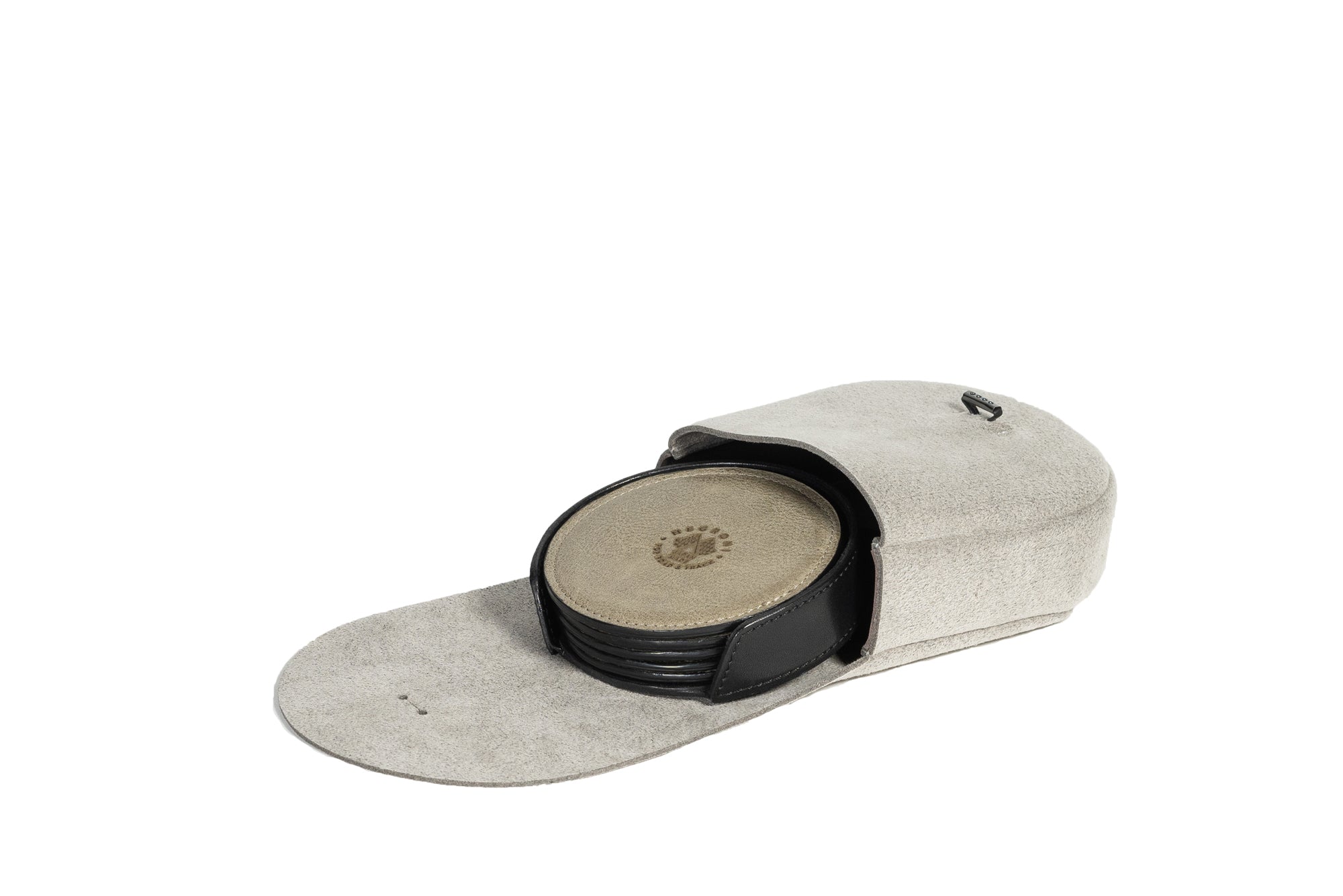 レザーコースター 5枚セット (ウェットトラックカーフ)