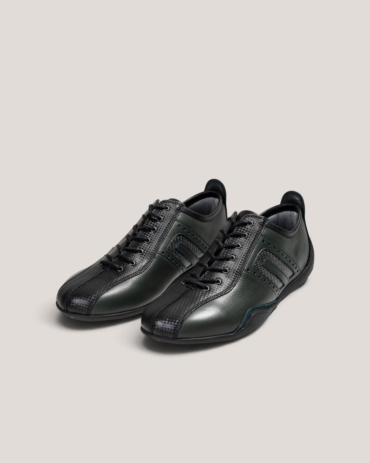 NEGRONI WEB STOREのイデアコルサ レーシンググリーン。スポーツドライビングに最適なレザー製ドライビングシューズ。