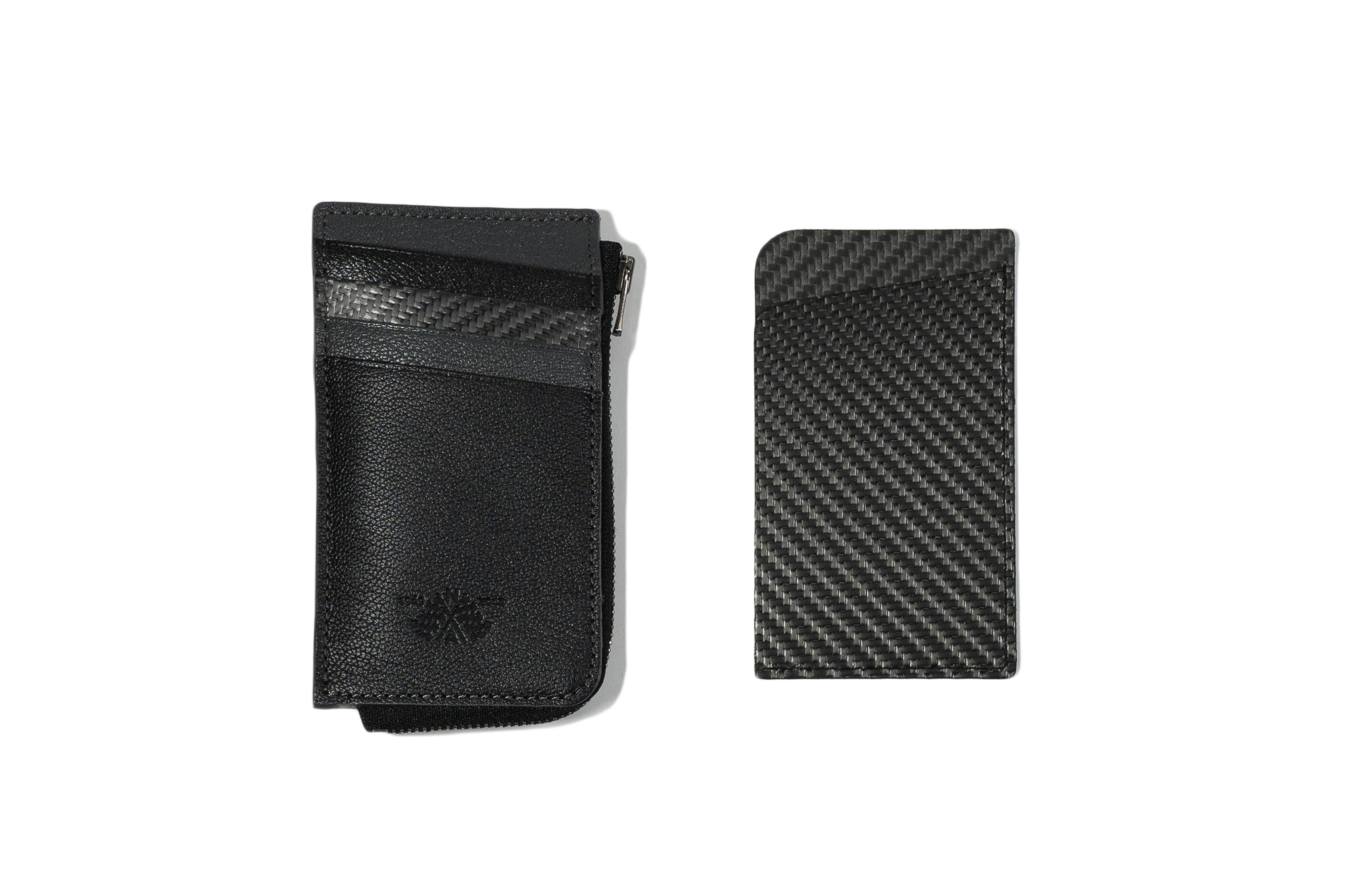 レーシングストライプ ウォレット ブラックバード