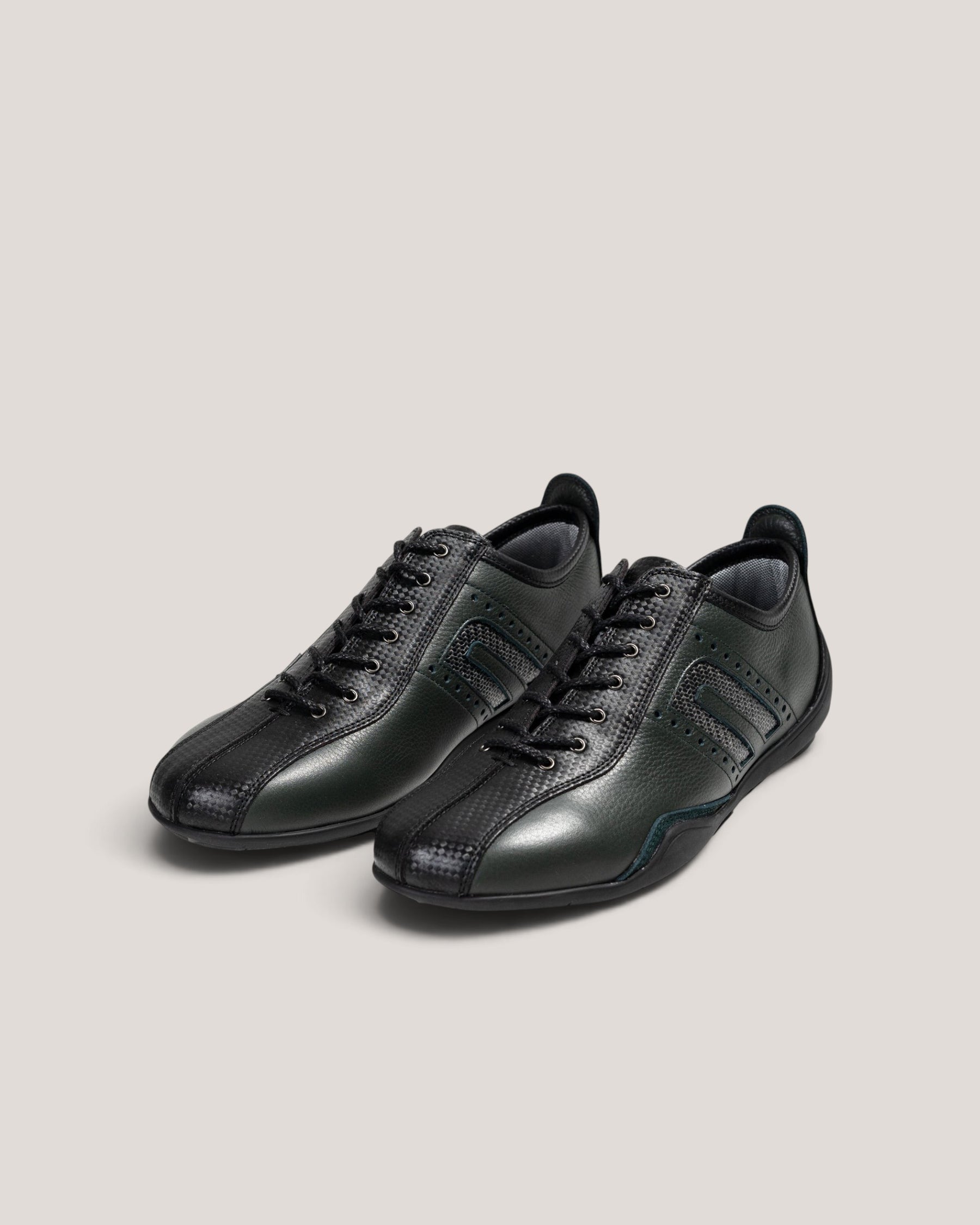 NEGRONI WEB STOREのイデアコルサ レーシンググリーン。スポーツドライビングに最適なレザー製ドライビングシューズ。